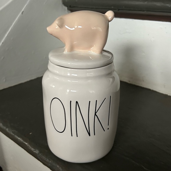 Rae Dunn Accents Rae Dunn Oink Canister Poshmark